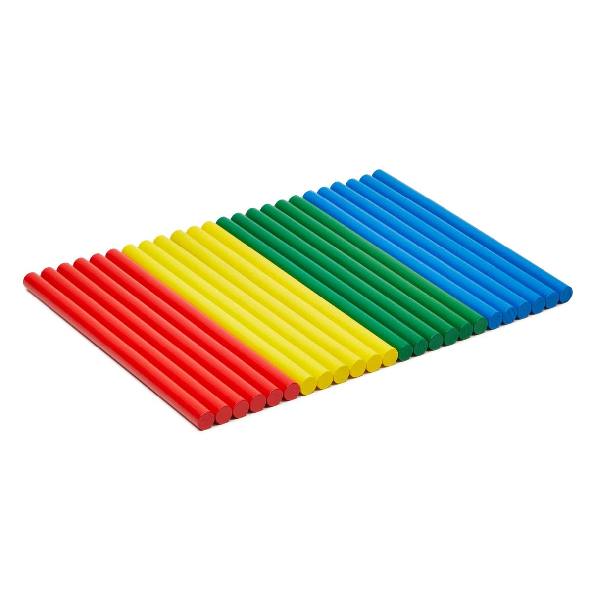 Juvale rhythm sticks for kids, multicolor, portable bulk set for schools.