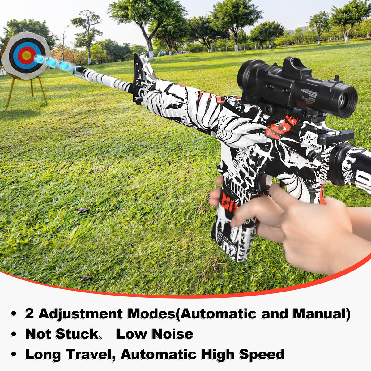 JUWANO 60000 consumables pack highlights long-lasting play sessions for backyard games.