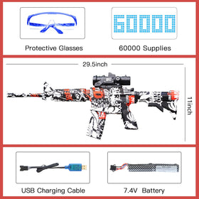JUWANO full auto outdoor games red action demonstrates fast-paced rounds for group fun.