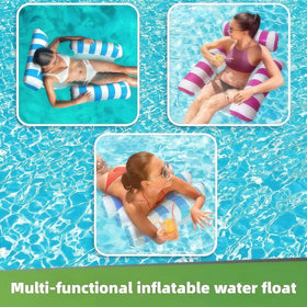 JUXIAO inflatable pool float chair offering relaxed water seating.