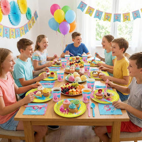 JVORFDG 6-7 meme birthday cups: sturdy beverage holders for kids' drinks.