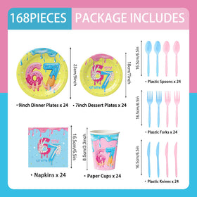 JVORFDG 6-7 meme birthday dessert plates: handy 7-inch serving for sweet treats.