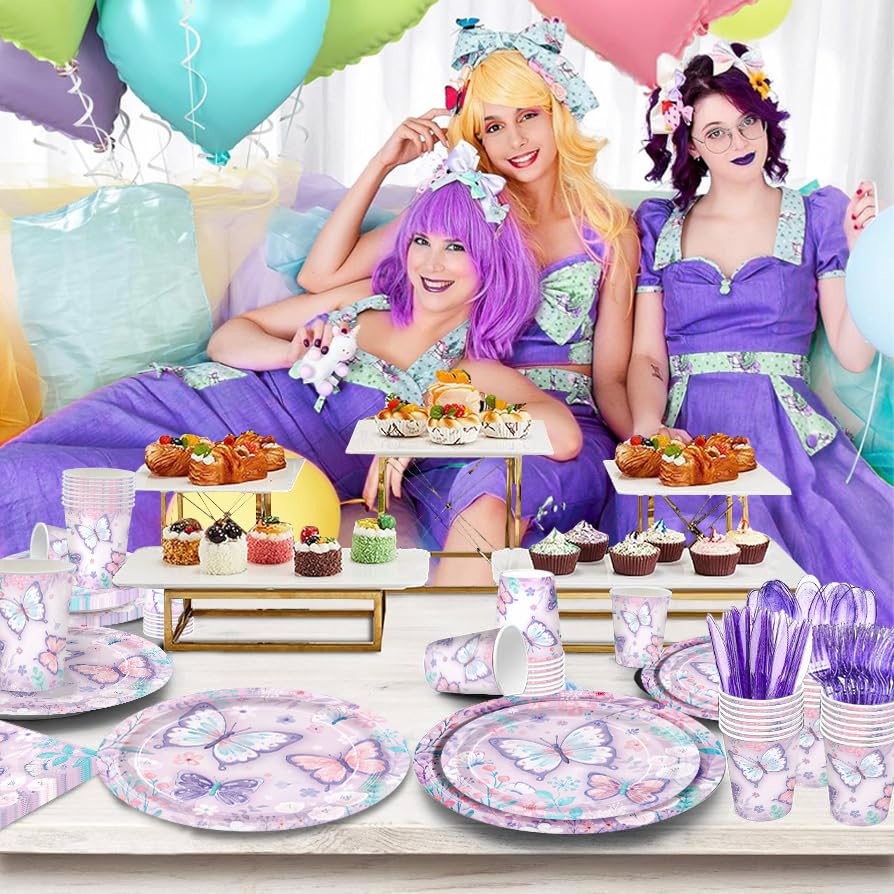 JVORFDG birthday decor line creates memorable butterfly theme for celebrations.