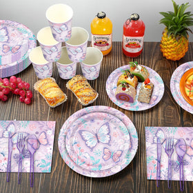 JVORFDG butterfly tableware design enhances party visuals and guest enjoyment.