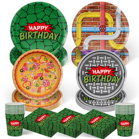 JVORFDG turtle plates 9in dinner set for kid-friendly meals at parties