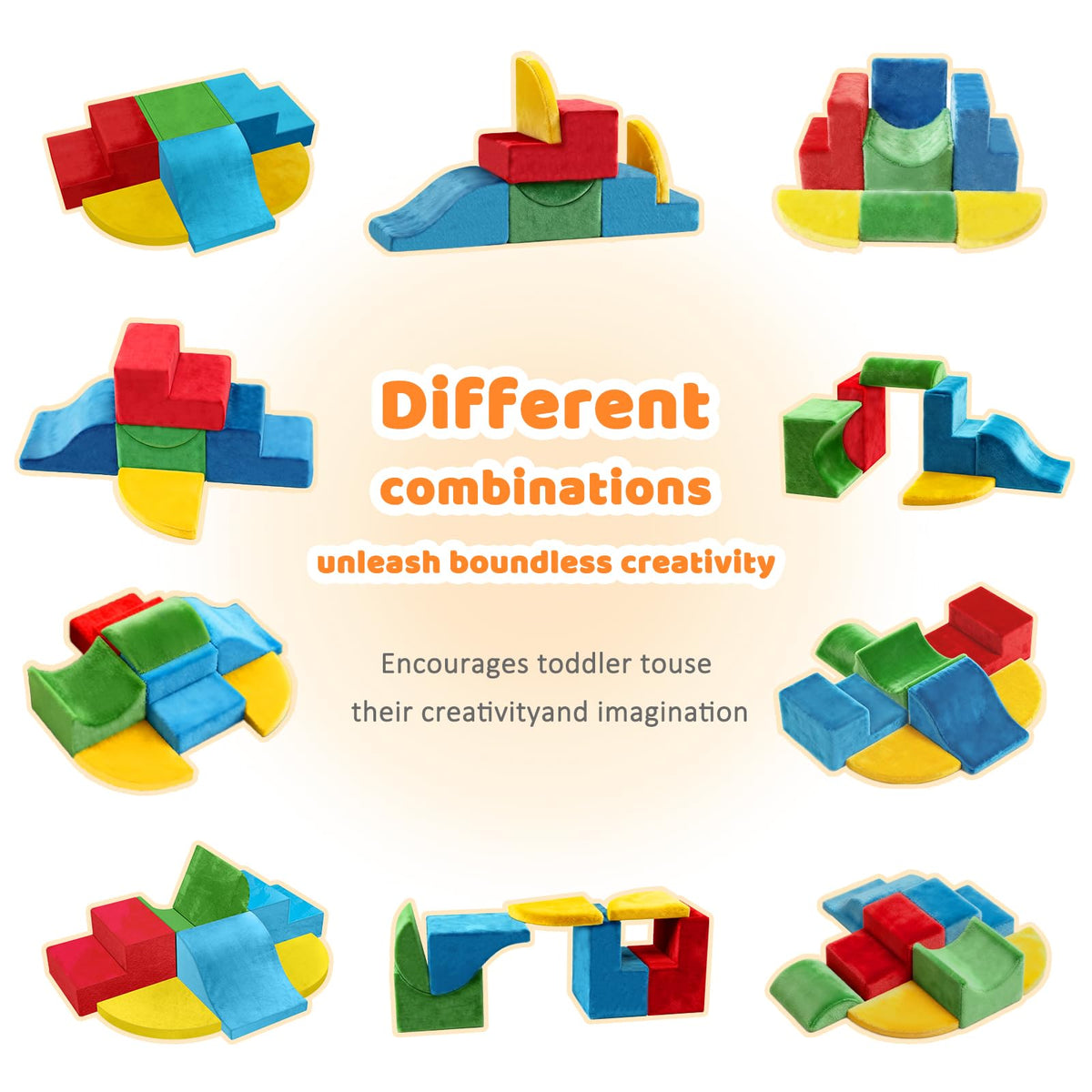 JWPEHOE blocks stacked safely to build climbing confidence.