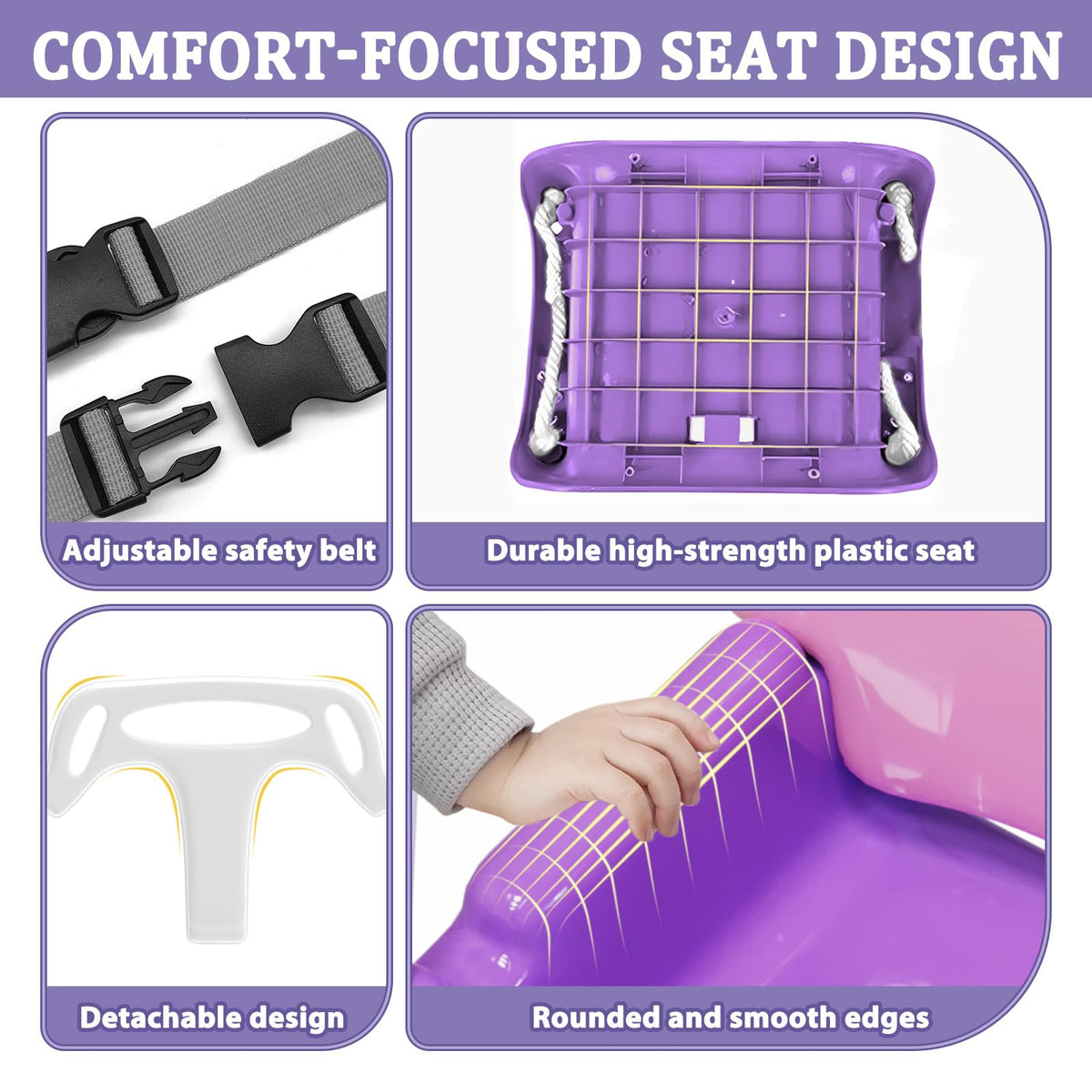 JWPEHOE foldable metal frame with protective coating for secure setup
