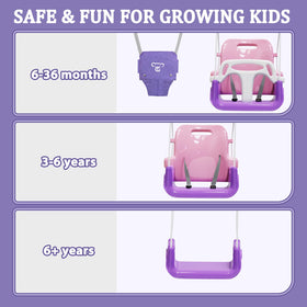 JWPEHOE soft cushion enhances comfort during swing and jump play