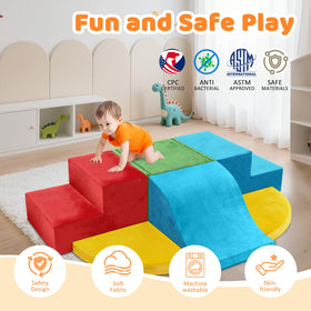 JWPEHOE blocks with removable fabric covers for easy cleaning.
