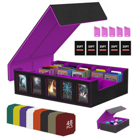 JWPEHOE display-window storage box shows your deck securely for easy browsing