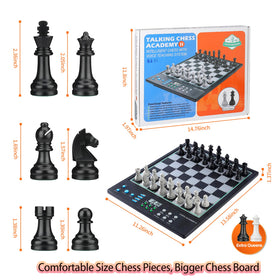 JWSCHESSSUN smart AI voice coach guides moves and improves decision-making during games.
