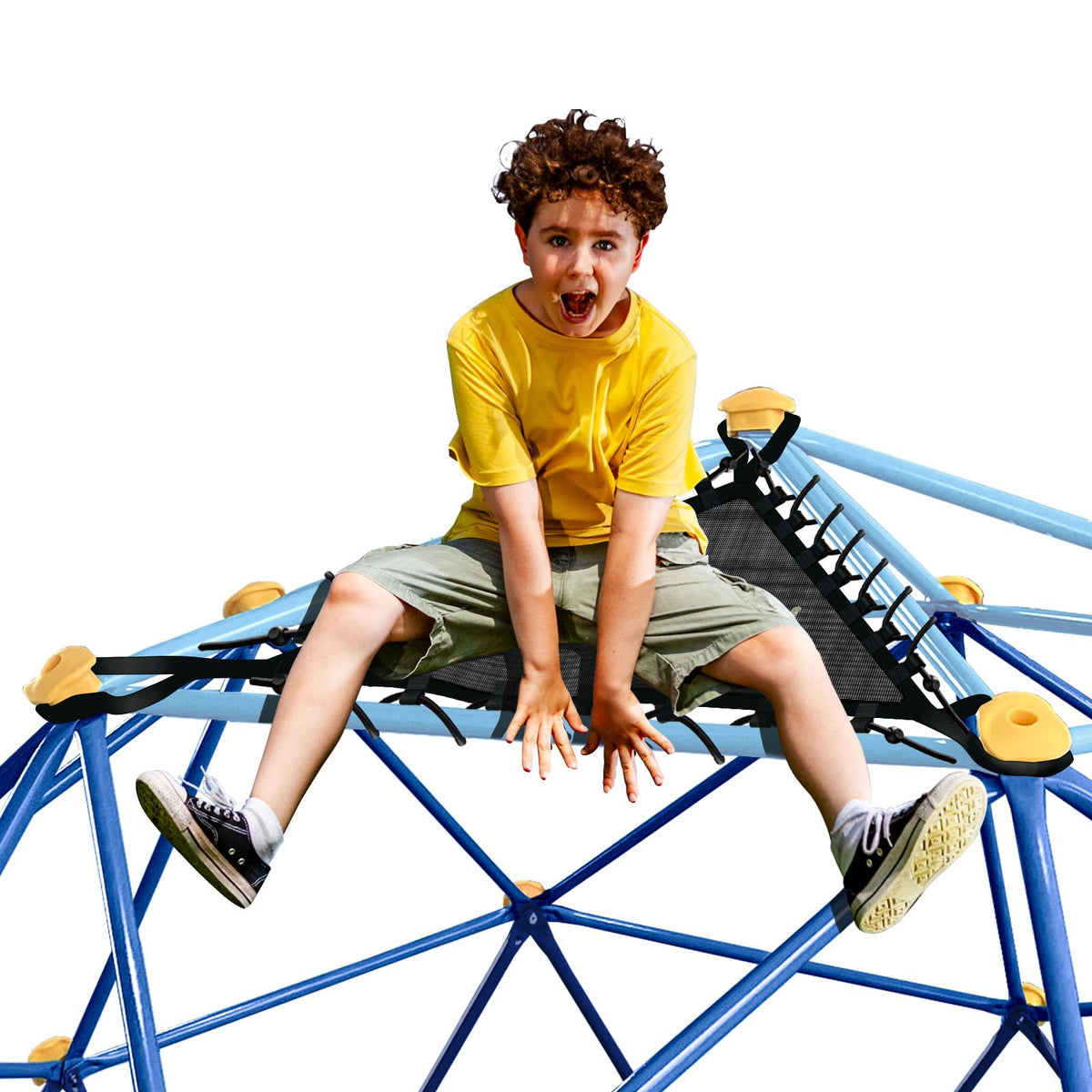 JYGOPLA net chair on a 10ft dome view for a relaxing outdoor break.