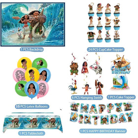 JYHFY Moana backdrop creates immersive party photos