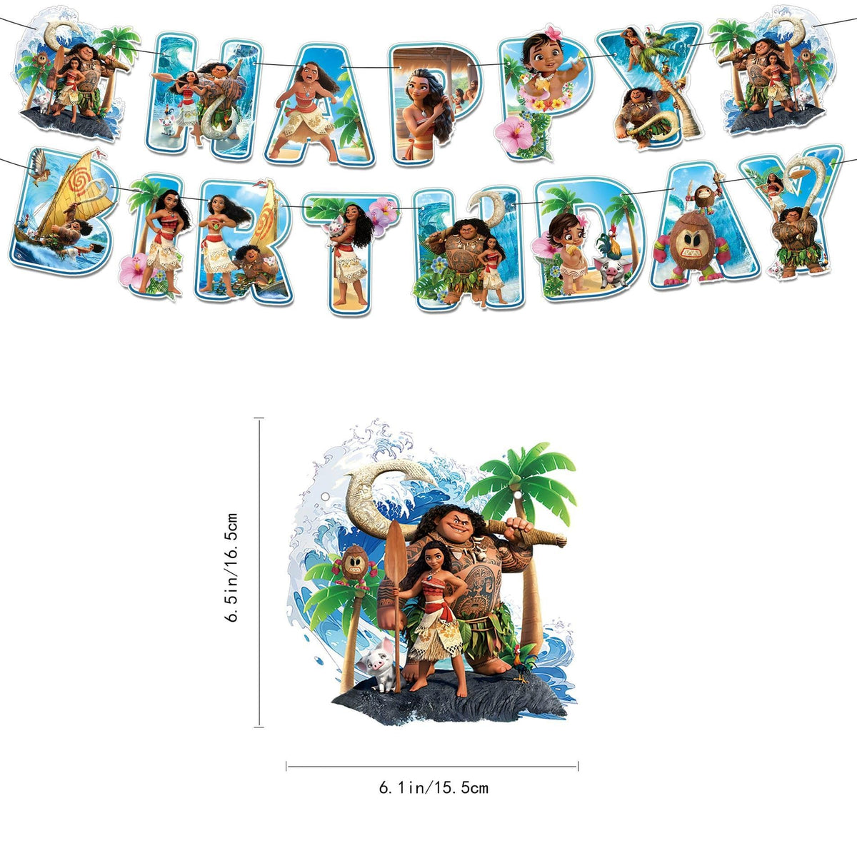 JYHFY Moana balloons deliver vivid color and durability