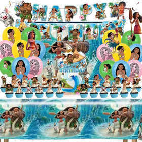 JYHFY Moana banner adds a bright birthday focal point