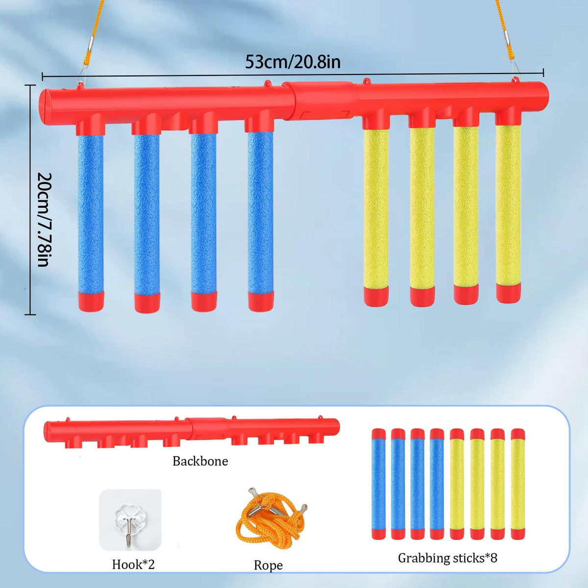 JYHZMJ Reflex Drop Sticks compact design portable for travel.