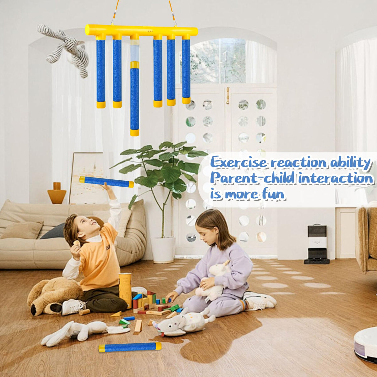 JYHZMJ Reflex Drop Sticks competitive mode for fast reflex training.