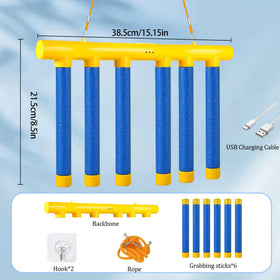 JYHZMJ Reflex Drop Sticks portable design enables family game nights anywhere.