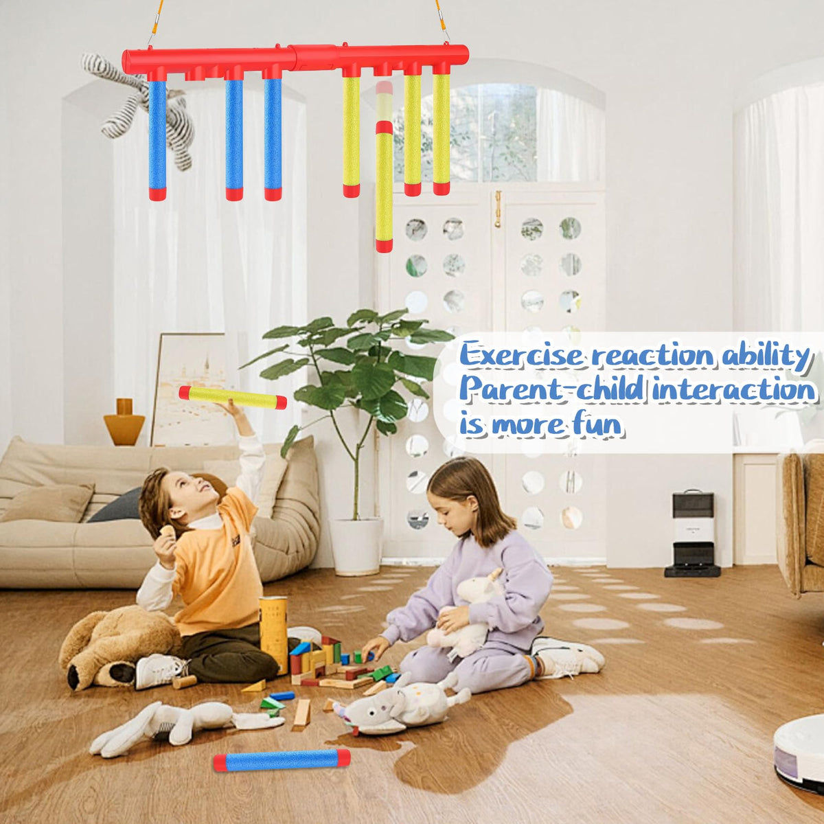 JYHZMJ Reflex Drop Sticks with voice prompts guiding fast drops.