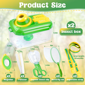 JYNTERPLAY bug watching box with adjustable strap for hands-free exploration