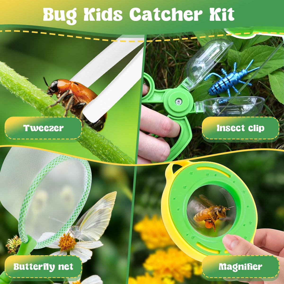 JYNTERPLAY magnifying glass clamp supports precise observation on the go