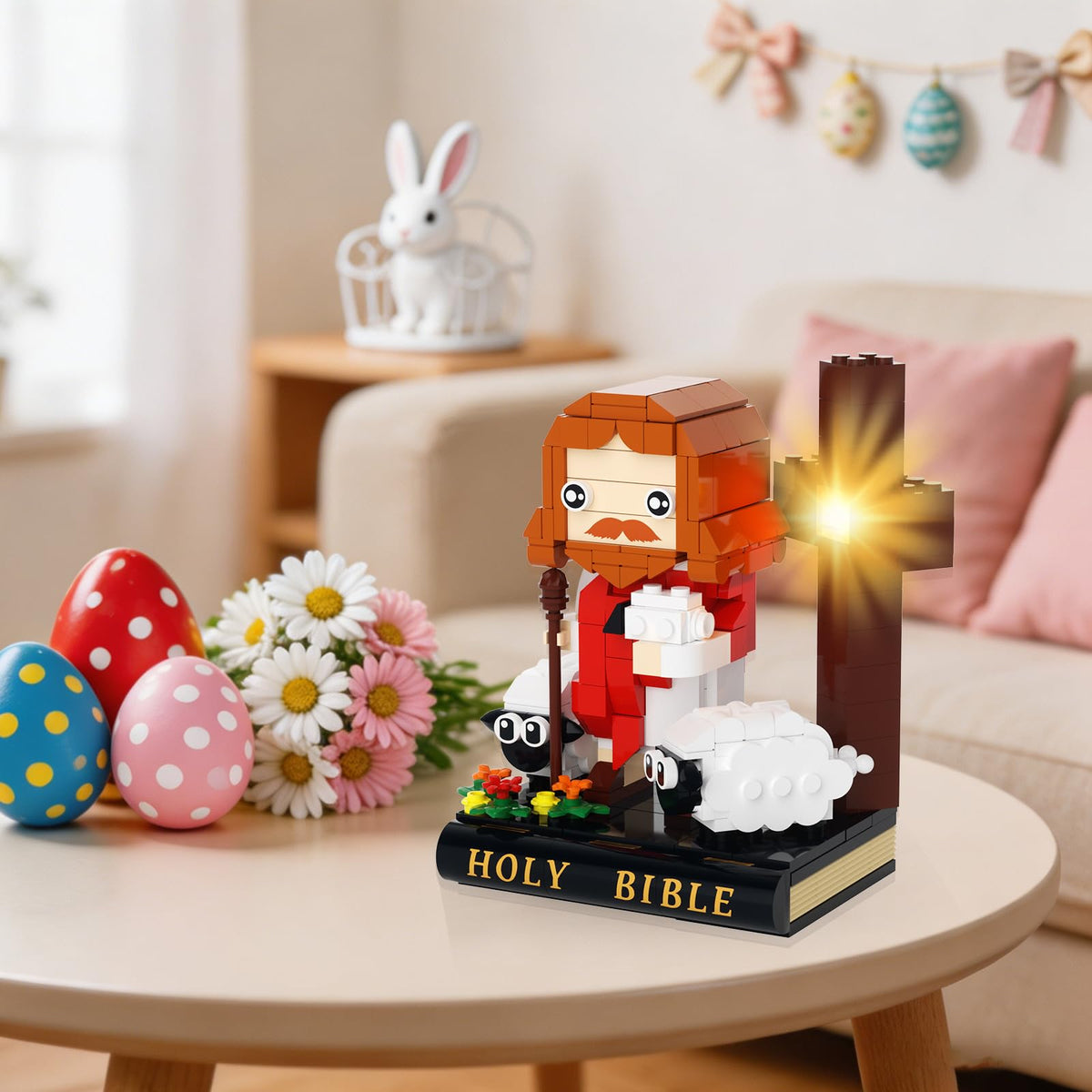 JYPRYMO Easter and Christmas playset invites creative family bonding.