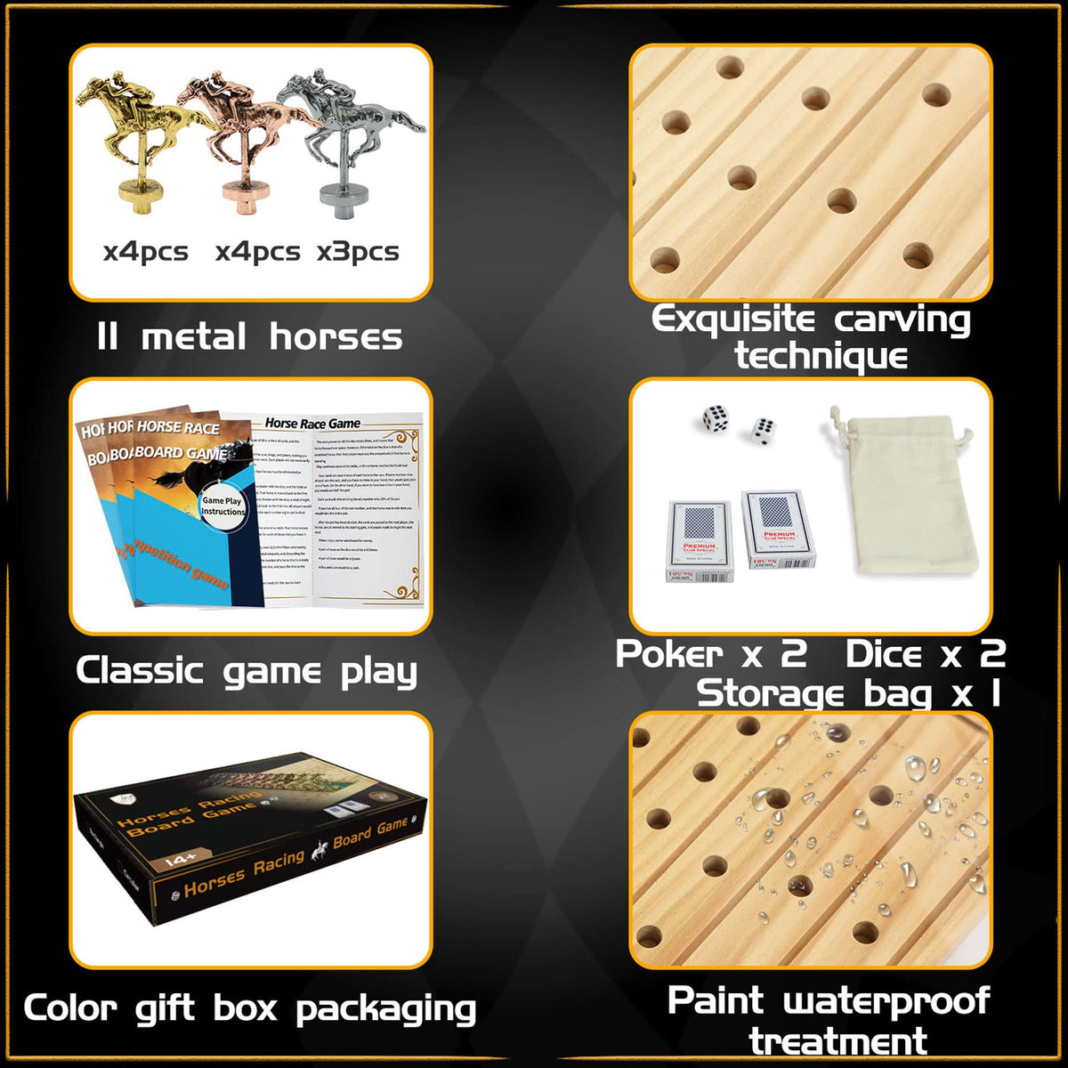 Jyquorp two card boxes keep game components organized
