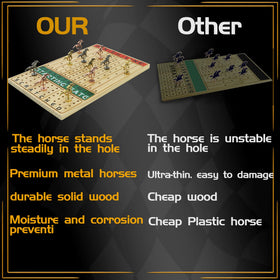 Jyquorp horse race game includes two card sets for added strategy