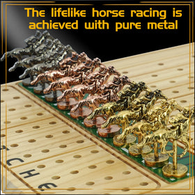 Jyquorp horse race wooden board with waterproof coating for long-lasting use