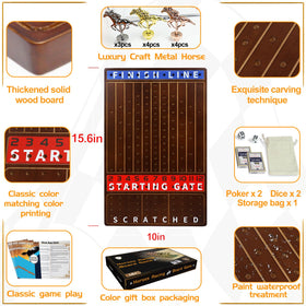 Jyquorp Horse Race card boxes keep decks organized during play.