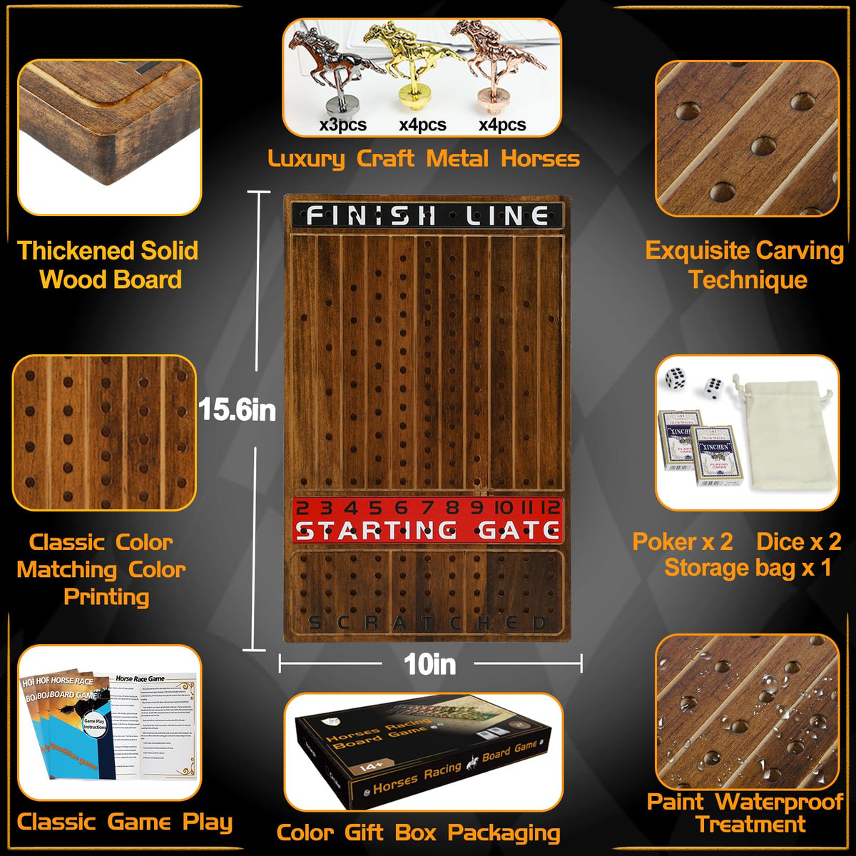 Jyquorp Solid wood construction emphasizes sturdiness and long-lasting fun.