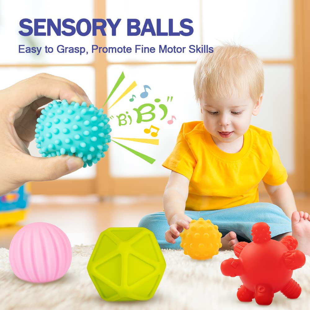 Jyusmile baby toy supports early learning through colors, shapes, and textures.