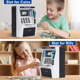 Jyusmile coin recognition with note scroll deposits coins and updates balance.