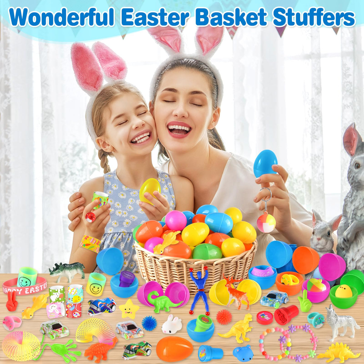 Jyusmile Easter egg hunt display for classrooms and parties