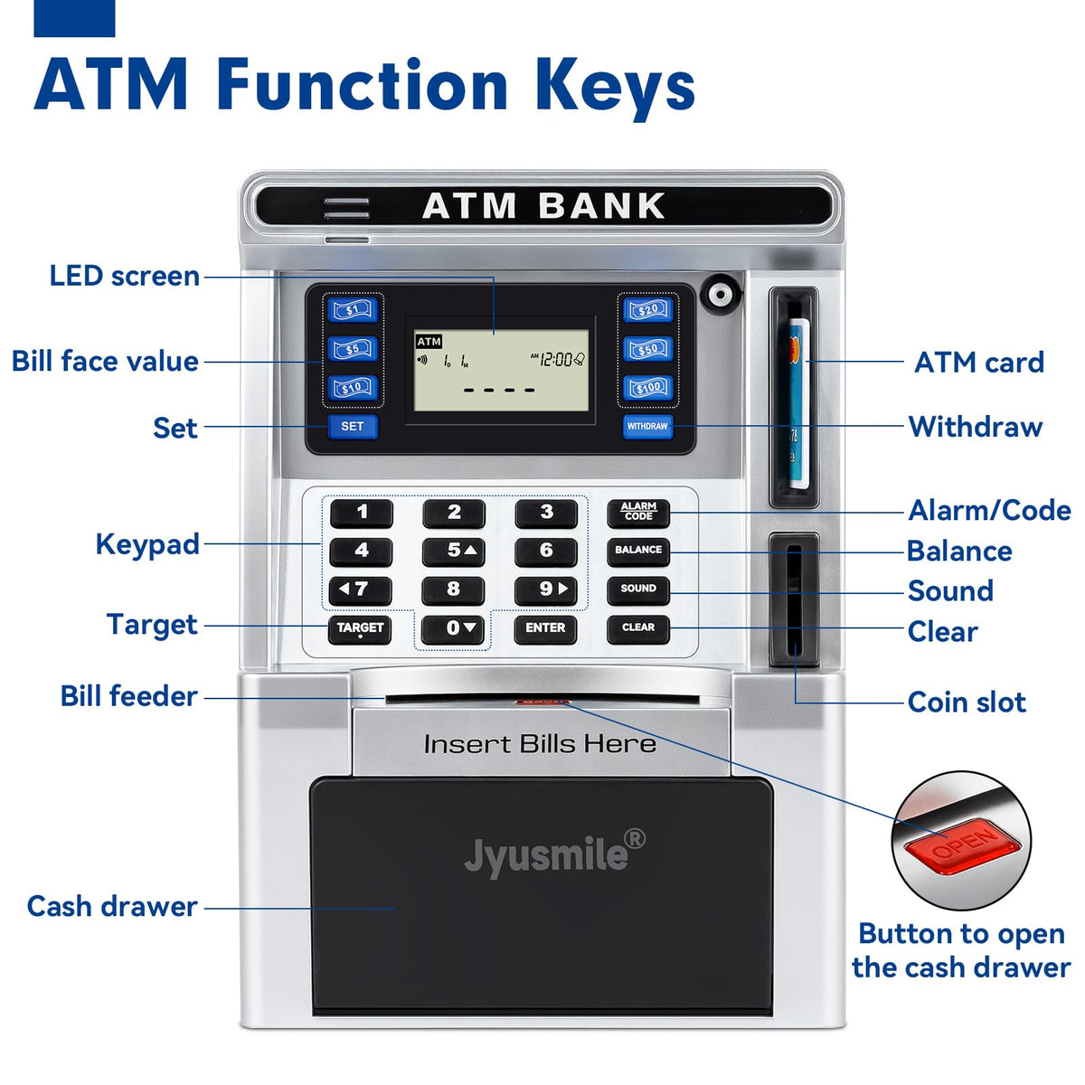 Jyusmile gift idea for kids and teens offering educational entertainment and money skills.