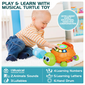 Jyusmile turtle phone dial enables pretend calls for imaginative play