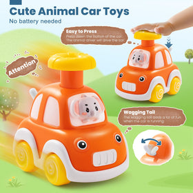 Jyusmile deer push car promotes fine motor play during races