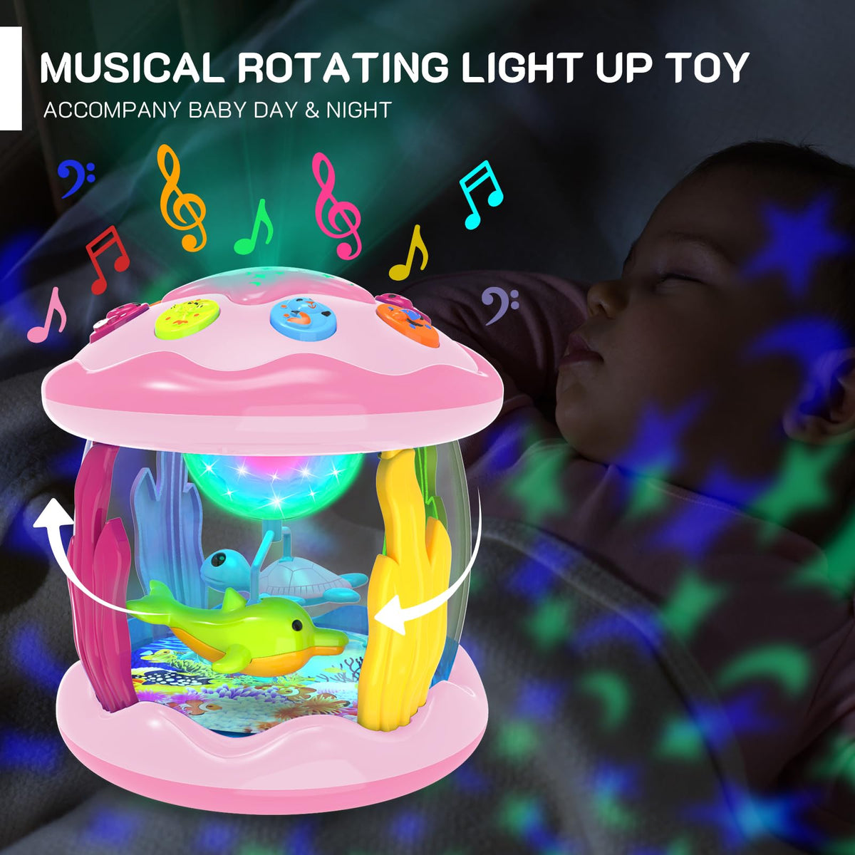 Jyusmile soft ambient lights create calming bedtime illumination