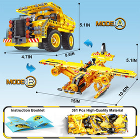 Jyusmile STEM toy propeller-plane model showcases rotating mechanism for interactive play