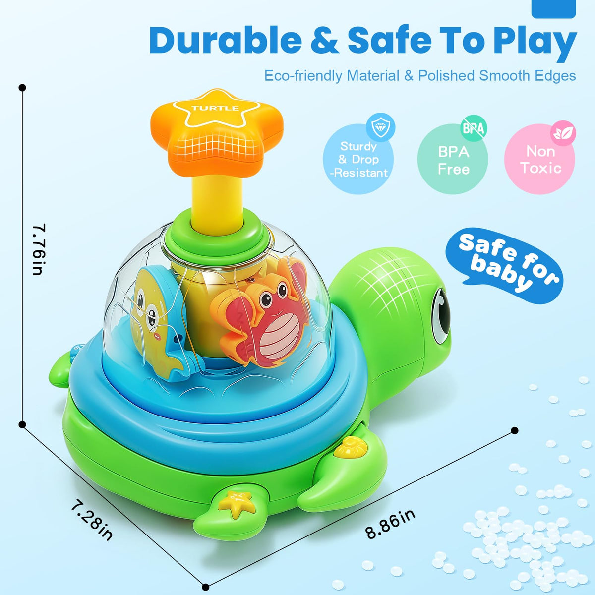 Jyusmile turtle makes a thoughtful baby gift