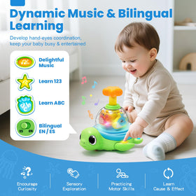 Jyusmile turtle ocean friends provide lively visual play