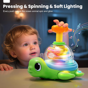 Jyusmile turtle star button music and lights engage senses