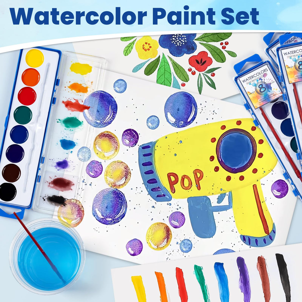 Jyusmile classroom setup suggests group art sessions with safe pigments.