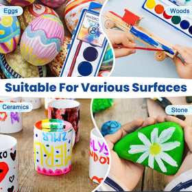 Jyusmile washable formula makes cleanup quick after creative sessions.