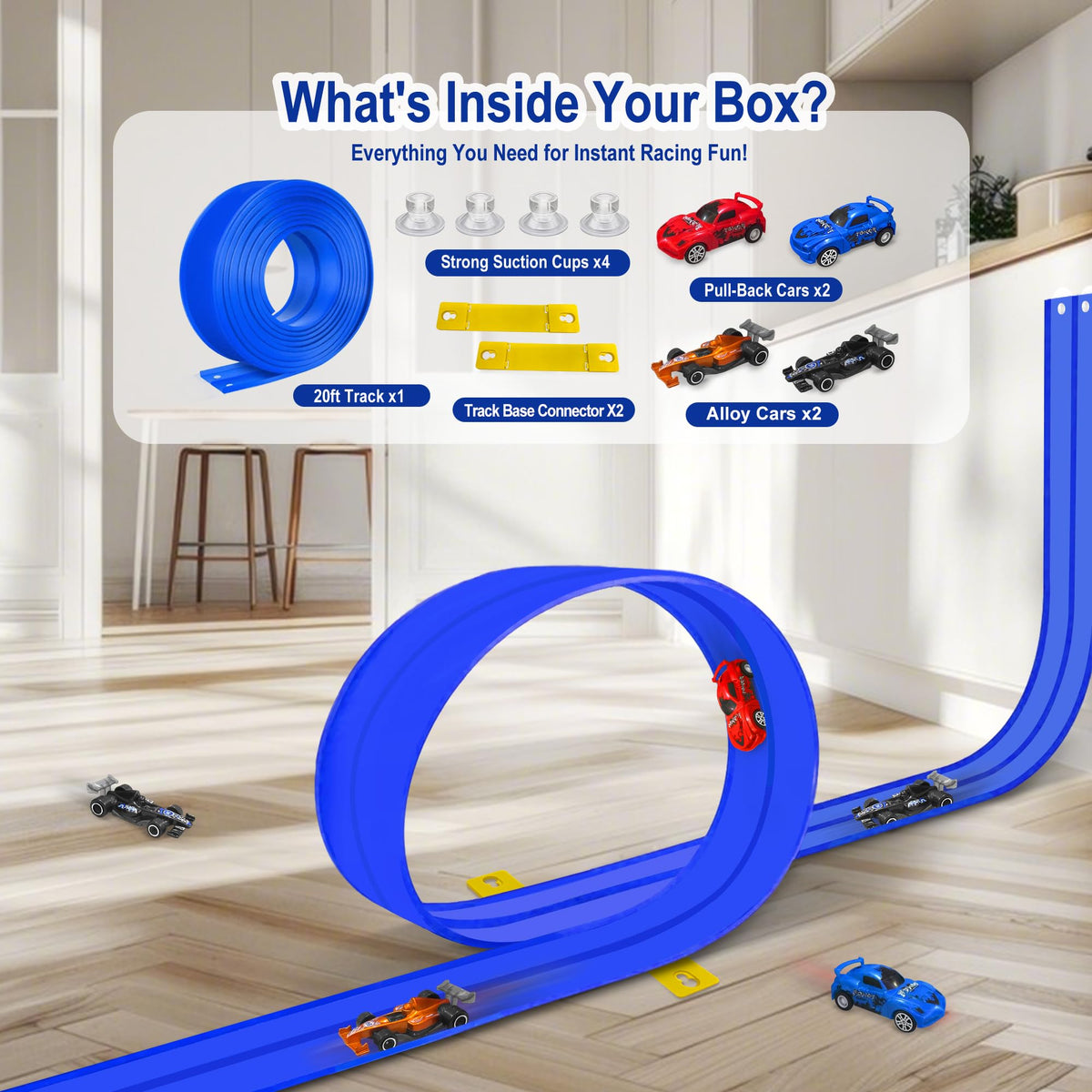 Jyyuehai easy roll-up storage keeps tracks tidy after play.