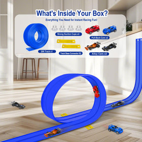 Jyyuehai easy roll-up storage keeps tracks tidy after play.