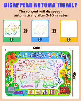 JZSIJ water doodle mat uses clean water for mess-free drawing.