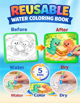 K'ONLE soft EVA foam edges protect little hands during doodling sessions.