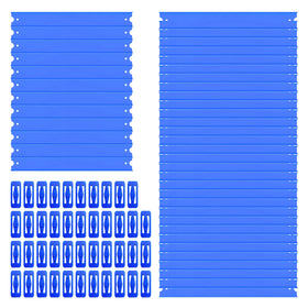 K TOMOTO 40ft blue straight track pieces for smooth, fast racing