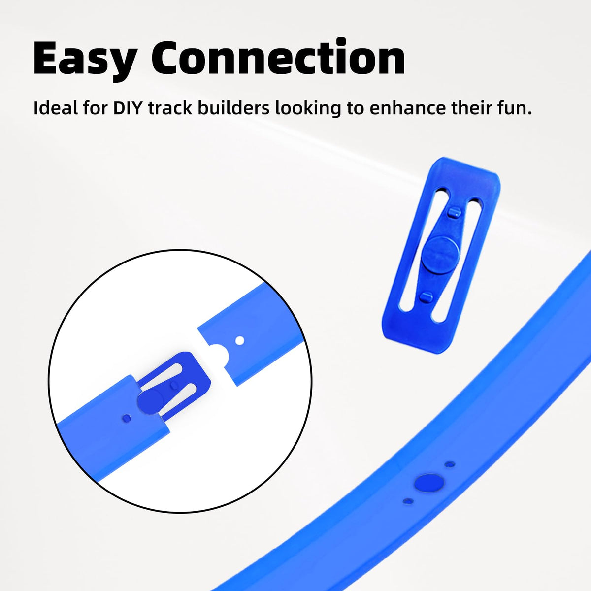 K TOMOTO blue track surface designed for durability and repeated use